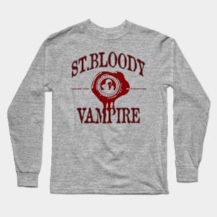 st. bloody vampire univ. Long Sleeve T-Shirt